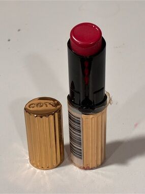 Vintage Coty Refinements Lipstick - 575 Cabernet Slide Up Gold Tone NEW